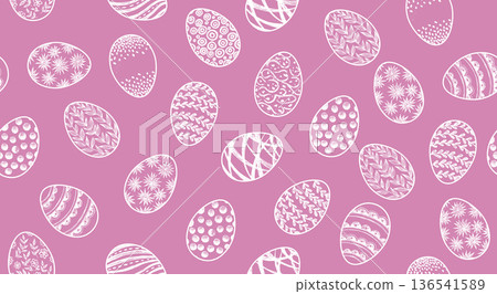 easter, egg, pattern 136541589