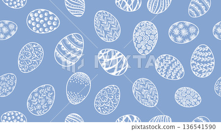 easter, egg, pattern 136541590