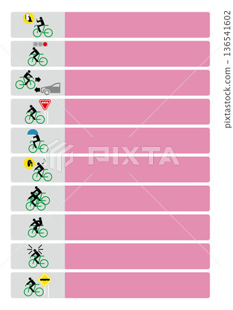 Bicycles and traffic rules 136541602
