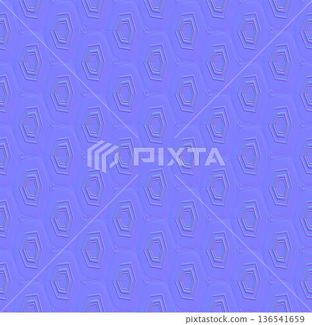 Geometric Pentagon Grid Normal Map Geometric Pentagon Grid Normal Map 136541659