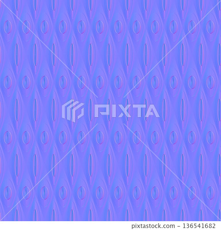 Elongated Oval Mesh Normal Map Elongated Oval Mesh Normal Map 136541682