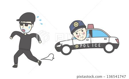 警察和警車 警察和警車 136541747