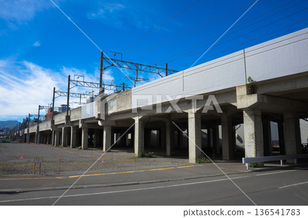 札幌車站週邊地區目前正在重建。 札幌車站週邊地區目前正在重建。 136541783