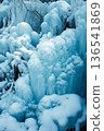 Snow piled up on the icicles of Ashigakubo 136541869