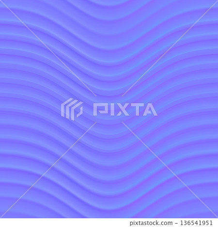 Thick Horizontal Sine Wave Texture Normal Map 136541951