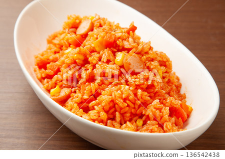 Ketchup rice Ketchup rice 136542438