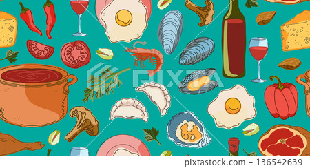 vector illustration of healthy and floral logo vector illustration of healthy and floral logo 136542639