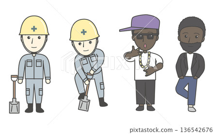 Men's illustration Men's illustration 136542676