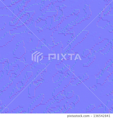 Tech Camouflage Pattern Seamless Normal Map Tech Camouflage Pattern Seamless Normal Map 136542841