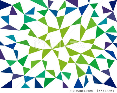 Geometric pattern, triangles, white background, colorful, green, navy Geometric pattern, triangles, white background, colorful, green, navy 136542864