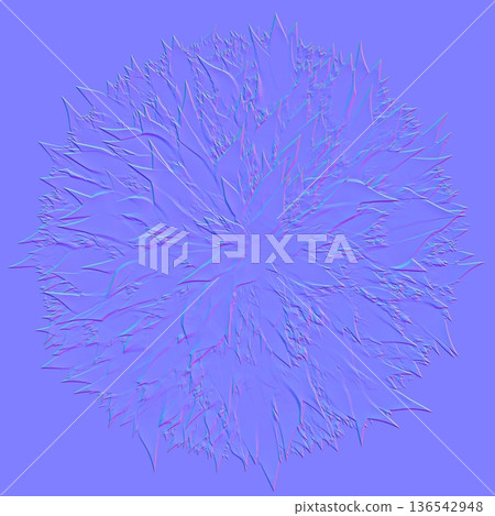 Radial Sharp Leaf Burst Normal Map Radial Sharp Leaf Burst Normal Map 136542948