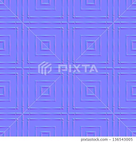 Seamless Framed Geometric Square Normal Map Seamless Framed Geometric Square Normal Map 136543005