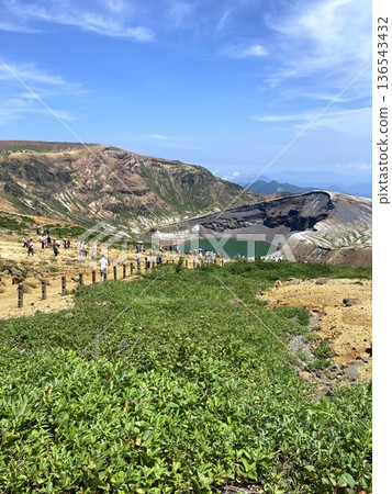 The magnificent view of Zao Okama 136543432