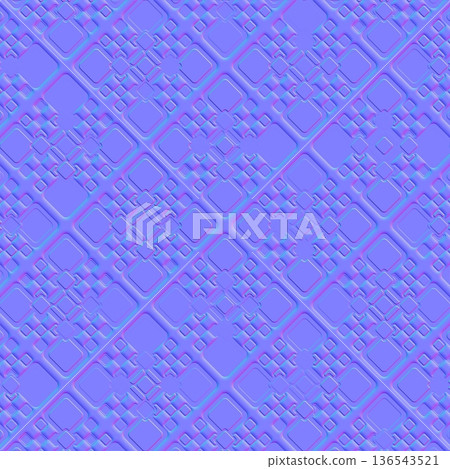 Seamless Diamond Tech Grid Normal Map Texture Seamless Diamond Tech Grid Normal Map Texture 136543521