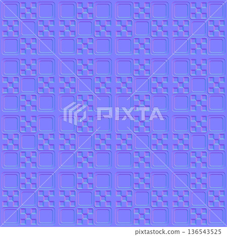 Seamless Rounded Square Panel Normal Map Texture Seamless Rounded Square Panel Normal Map Texture 136543525