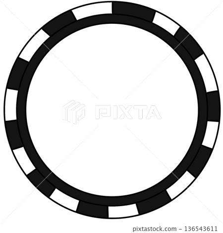 Casino Chip Frame 136543611
