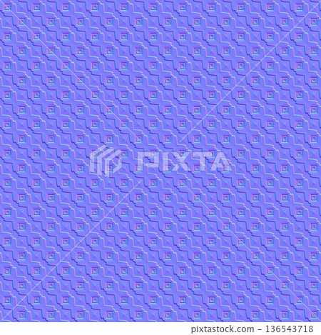 Wavy diagonal grid normal map Wavy diagonal grid normal map 136543718