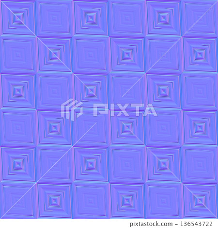 Triple frame square tile normal map 136543722