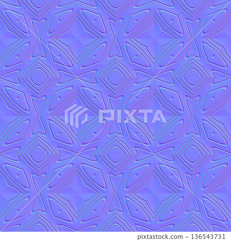 Abstract butterfly ornament normal map Abstract butterfly ornament normal map 136543731