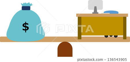 加班賺工資的圖示 136543905