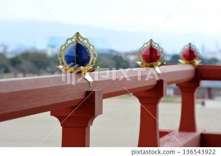 奈良，大極殿的尖頂 136543922