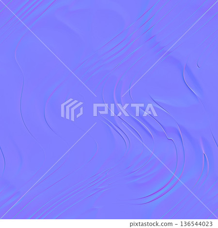 Abstract Wavy Liquid Blue Normal Map Texture for 3D Design Abstract Wavy Liquid Blue Normal Map Texture for 3D Design 136544023