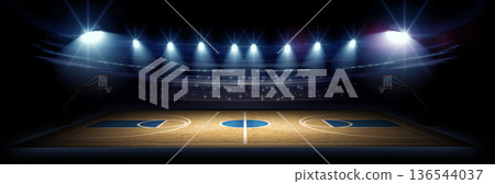 Basketball arena 136544037