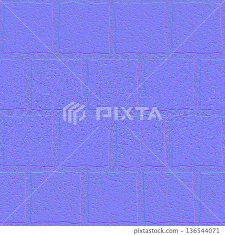 Square Paving Stone Normal Map Texture Square Paving Stone Normal Map Texture 136544071