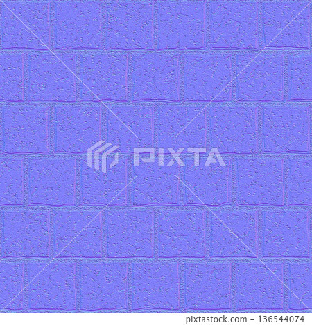Square Paving Stone Tile Normal Map Texture Square Paving Stone Tile Normal Map Texture 136544074