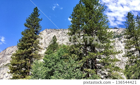 Yosemite National Park landscape in America 136544421