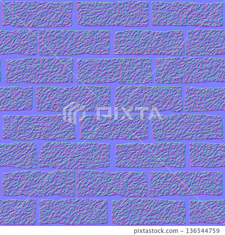 Rough Noise Concrete Brick Normal Map Rough Noise Concrete Brick Normal Map 136544759
