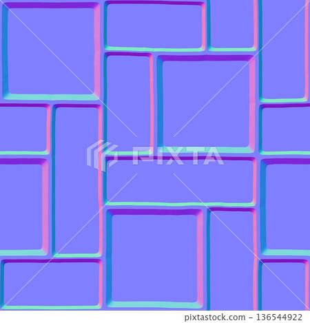 Smooth Rounded Paving Normal Map Smooth Rounded Paving Normal Map 136544922