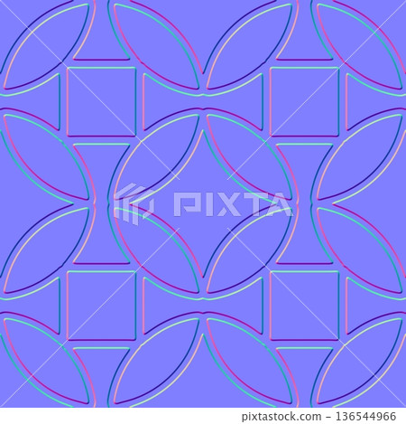 Thick Geometric Outline Normal Map Thick Geometric Outline Normal Map 136544966