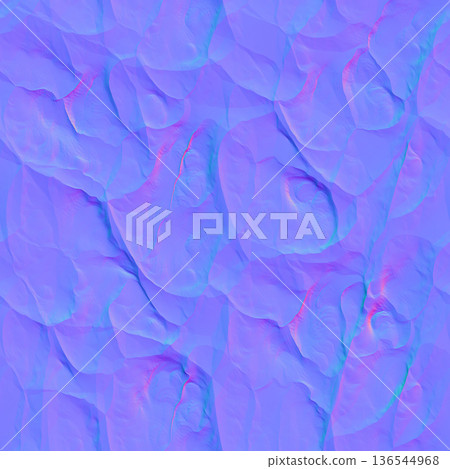Flowing Organic Rock Normal Map Texture Flowing Organic Rock Normal Map Texture 136544968