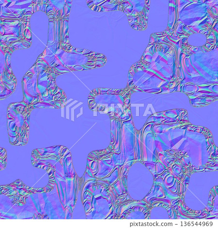 Abstract Camo Liquid Normal Map Texture Abstract Camo Liquid Normal Map Texture 136544969