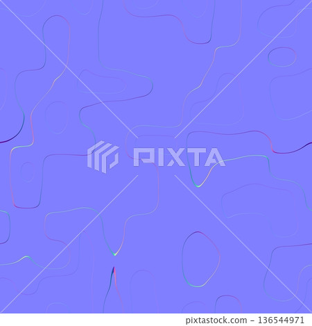 Abstract Elevation Lines Normal Map Abstract Elevation Lines Normal Map 136544971