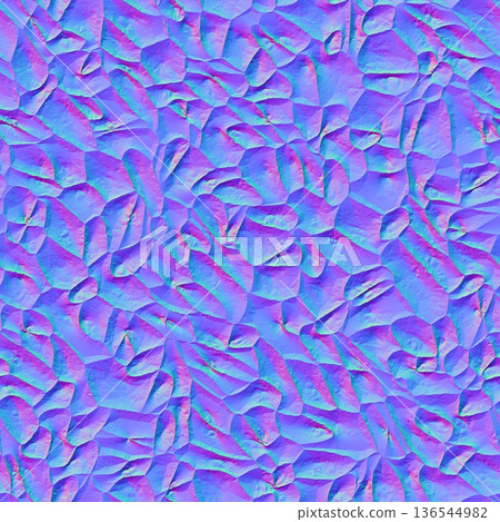 Organic Pebble Mosaic Normal Map Texture Organic Pebble Mosaic Normal Map Texture 136544982