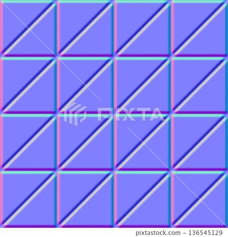 Beveled Triangle Pattern Normal Map Beveled Triangle Pattern Normal Map 136545129