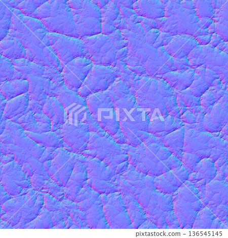 Detailed Cracked Earth Surface Normal Map 136545145
