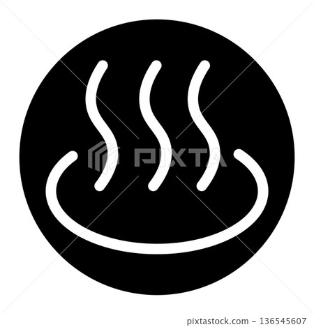 Black hot spring mark (transparent) 2 136545607