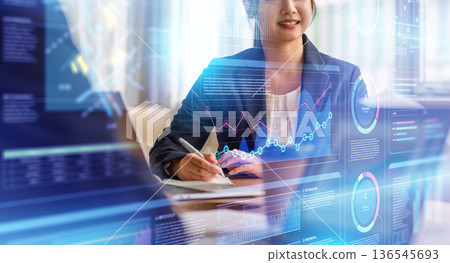 cyber digital network image cyber digital network image 136545693
