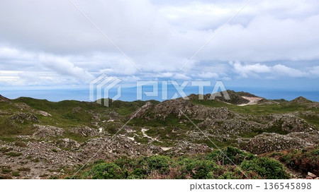 從東京神津島天上山眺望的景色 136545898