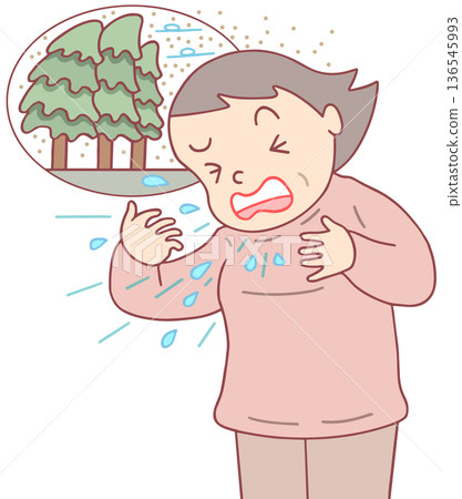 疾病、失調與不適-花粉症、打噴嚏和鼻炎 疾病、失調與不適-花粉症、打噴嚏和鼻炎 136545993