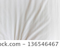 White fabric texture. Soft background. 136546467