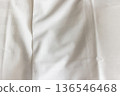 White fabric texture. Soft background. 136546468
