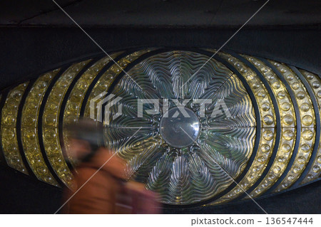 Metallic decorative wall (art object) 136547444