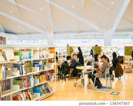 Image of a library/study room *Out of focus Image of a library/study room *Out of focus 136547567