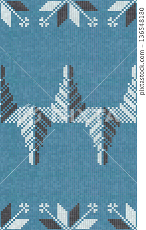 Scandinavian mosaic vector pattern 109 136548180