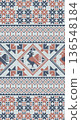Scandinavian mosaic vector pattern 113 136548184