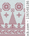 Scandinavian mosaic vector pattern 115 136548186